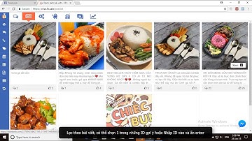 Hướng dẫn Lọc hội thoại theo nhãn và theo ID bài viết