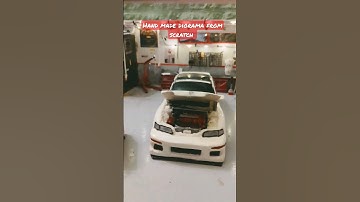 REALISTIC DIORAMA - WORKING DOORS - under construction #diy