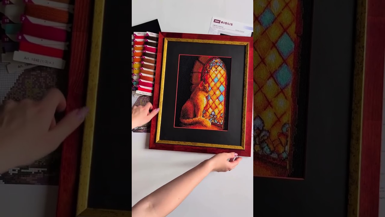 RIOLIS cross stitch kit review. 1848 Castle Guardian