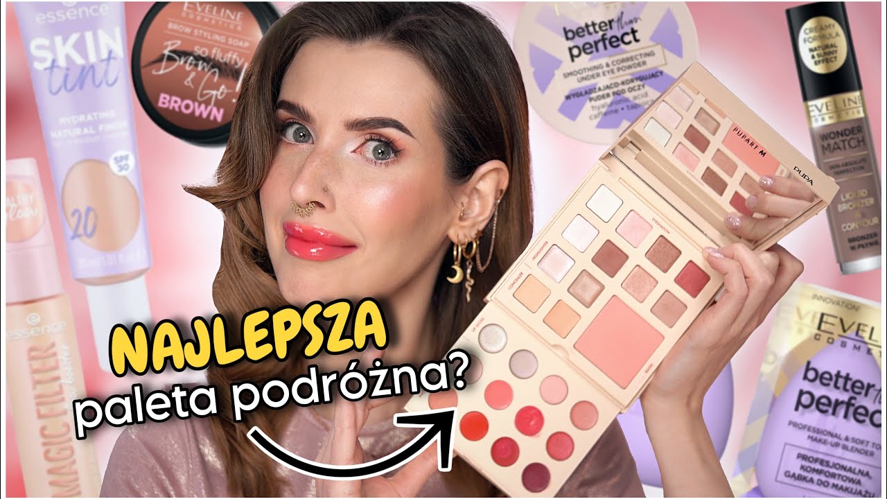 Pupa zaskoczyła NAJLEPSZĄ PALETĄ PODRÓŻNĄ?😮- Test trwałości TANIOSZKI z drogerii!🤩