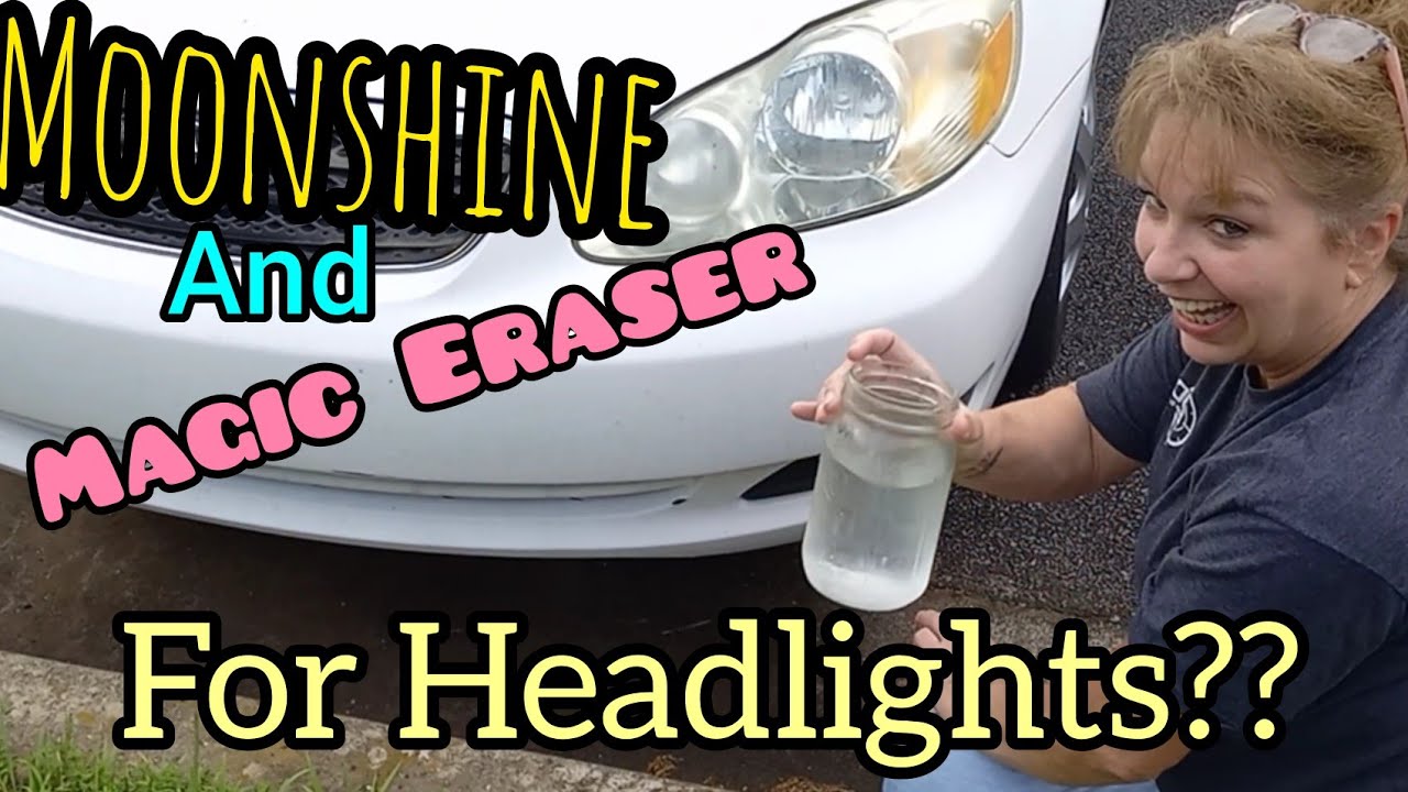 How to Clean Headlights With Magic Eraser  