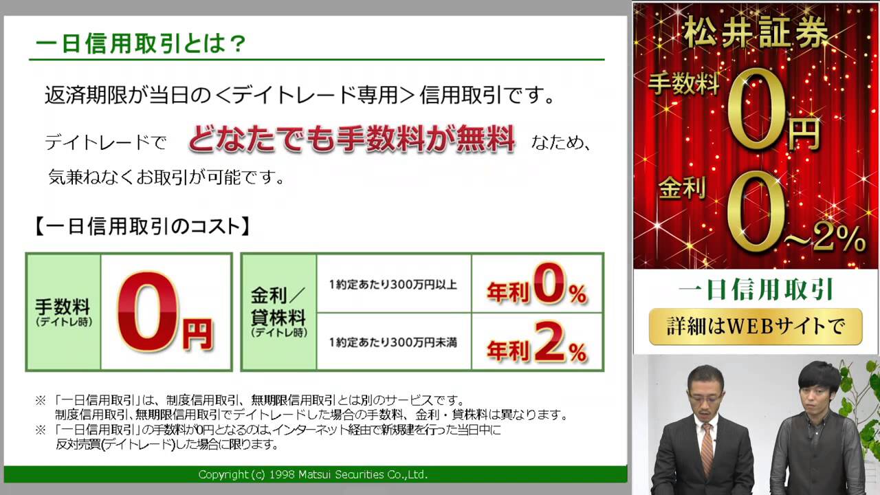 【20151021】「動画で投資を学ぶ」第1回＜テスタ氏×窪田＞信用取引