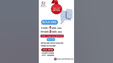 Bulk SMS Offer #icaninfosoft #Bulksms offer #bulksms #offers #digitalmarketing #cgsoftware