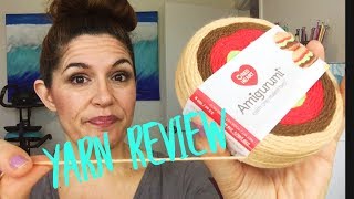 Yarn Review! Red Heart Amigurumi - Crochet Hamburger