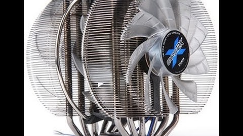 Zalman CNPS12X Heatsink and Fan un boxing review