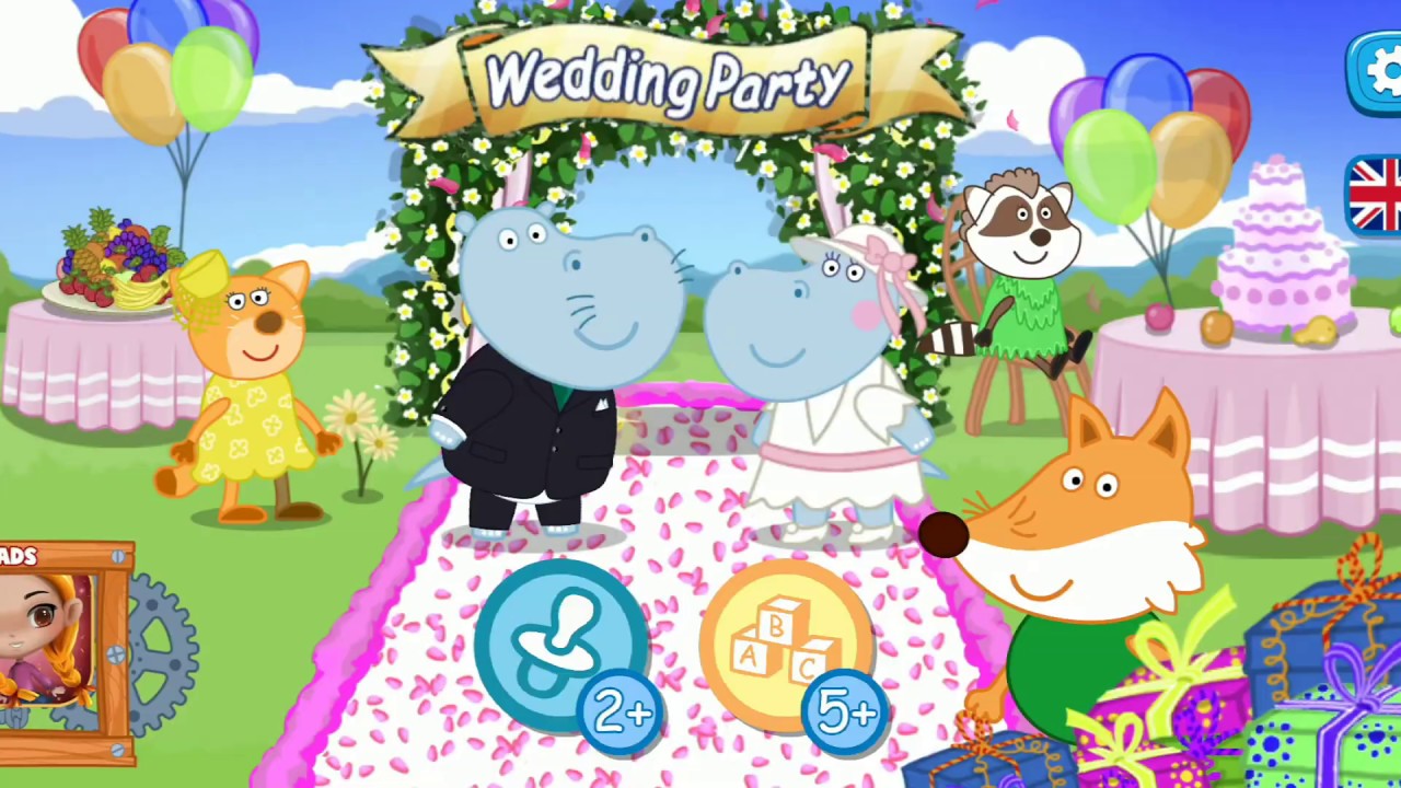 Weeding Rash Game wedding rush game / Hippo Kids game -【Dumi嘟咪】 - YouTube