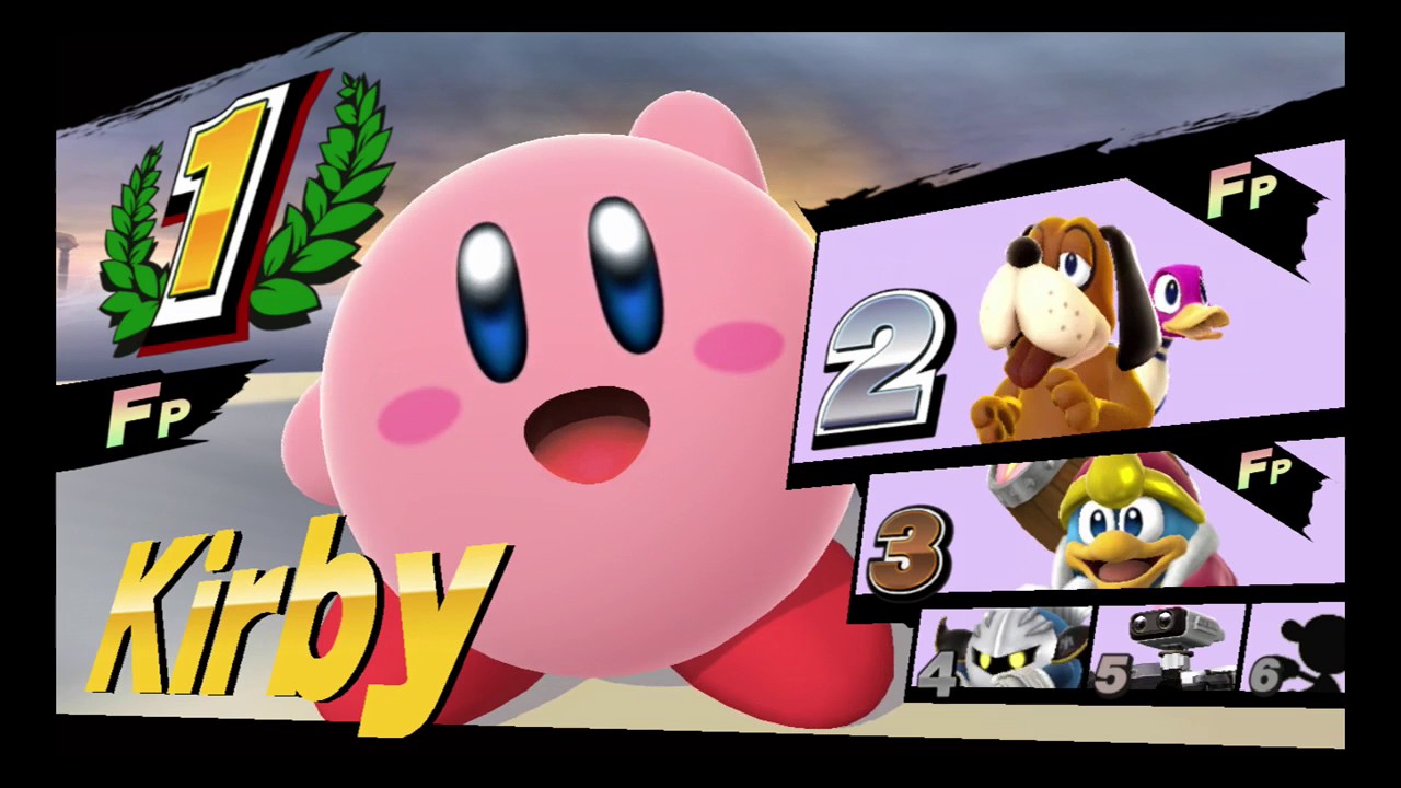 Super Smash Bros for Wii U Amiibo Battles Team Retro V.S. Team Kirby