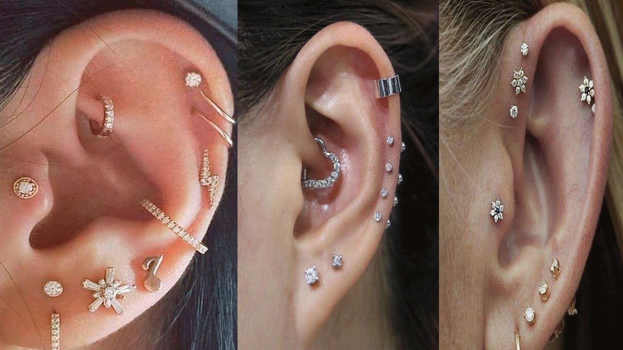 Trendy Cartilage Earrings Stylish Cartilage Piercings Earrings