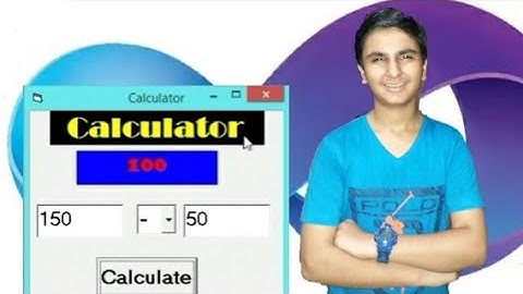 "Creating a Calculator" Microsoft Visual Basic 6.0 [Urdu/Hindi] full tutorial. Advanced Educator.