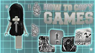 [NEW] How To Copy Roblox Games |  Roblox Uncopylocked Games 2026