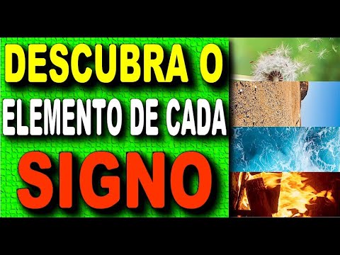 Vídeo: Qual é O Elemento Dos Diferentes Signos Do Zodíaco