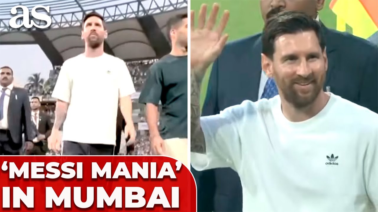 MESSI mesmerises MUMBAI unleashing HUGE CROWDS of fans in INDIA