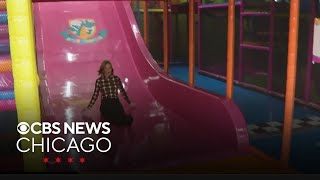 Climb, slide and play at an indoor playground in Bolingbrook