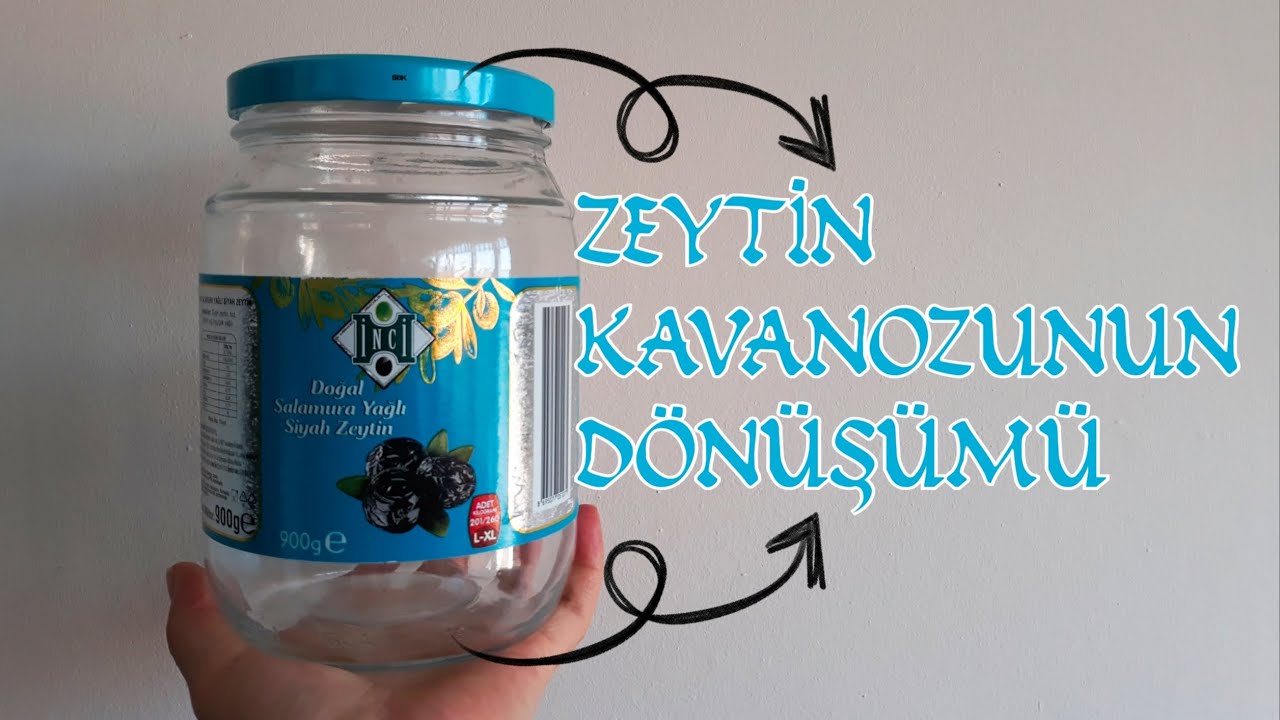 Zeytin Kavanozunun Muhteşem Dönüşümü | Kendinyap | Diy