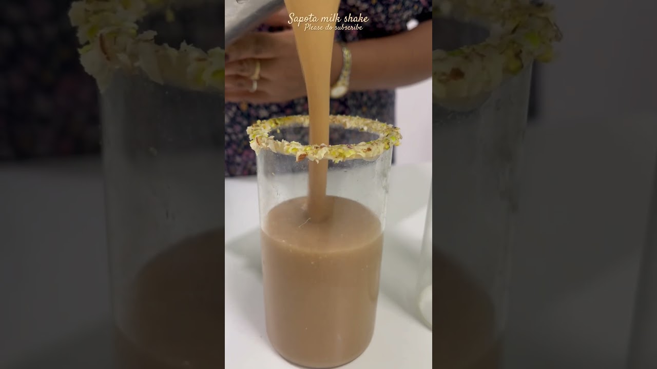 sapota milk shake || how to make 