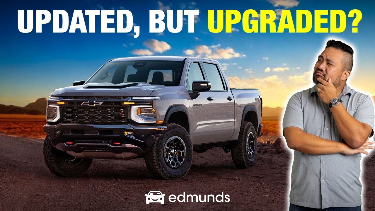 YouTube thumbnail for “Hands-On With the NEW 2027 Chevy Silverado 1500” by Edmunds Cars