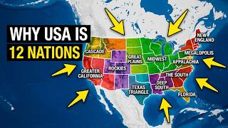 The "United" States is a Geopolitical Fiction: The 12 Hidden Nations
