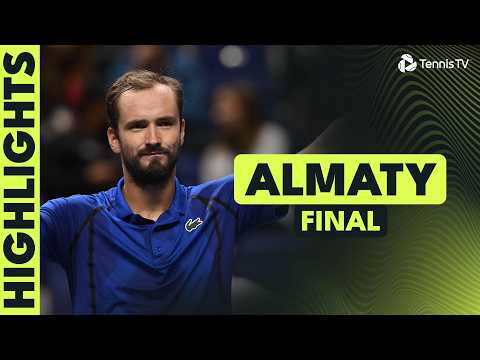 Daniil Medvedev vs Nikoloz Basilashvili For The Title 🏆 | Almaty 2026 Final Highlights