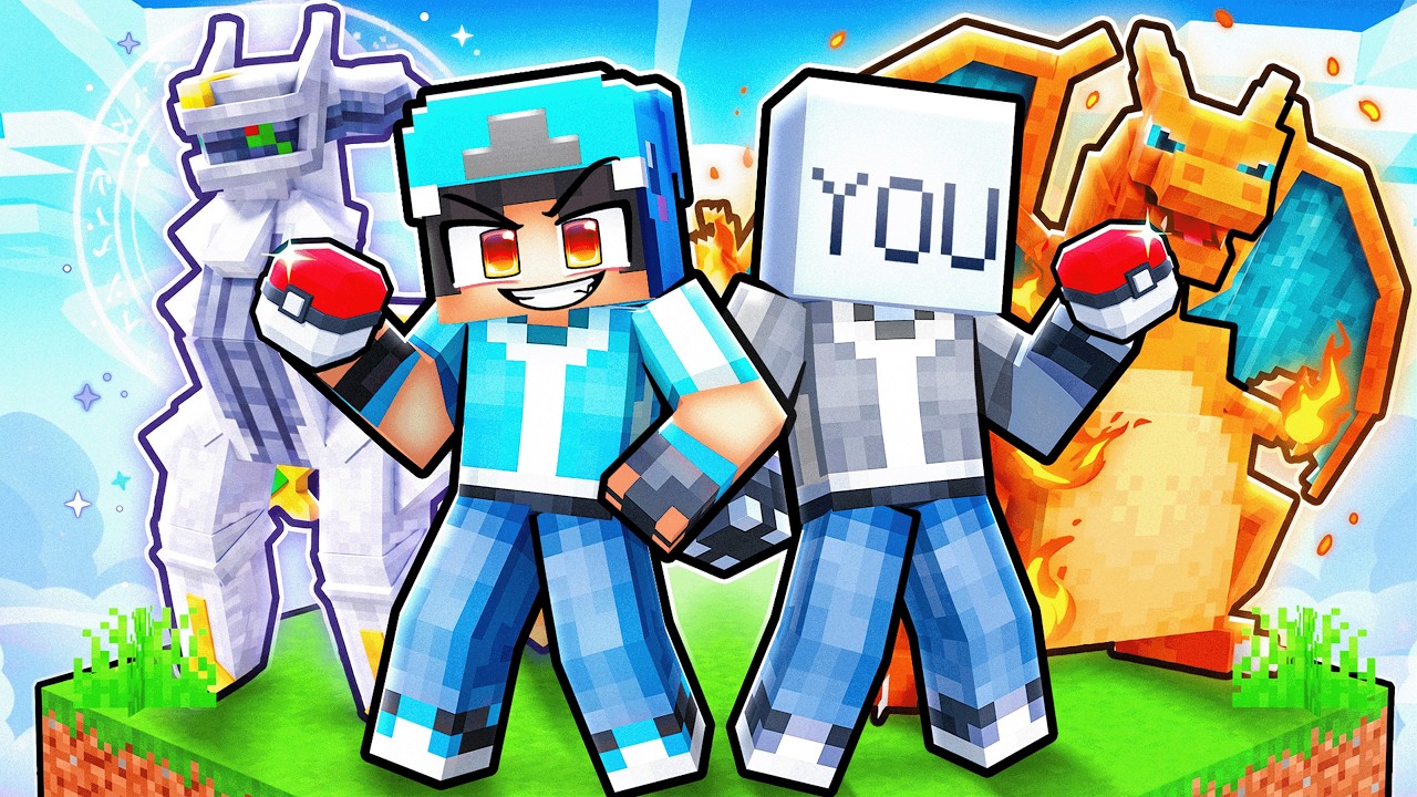 YOU Join Omz's POKEMON FAMILY in Minecraft! - YouTube