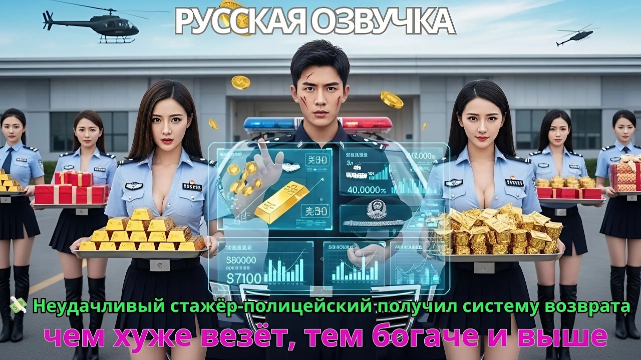 💸 Неудачливый стажёр-полицейский получил систему возврата — чем хуже везёт, тем богаче и выше#дорама