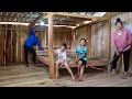 Long rain complete farm house extension wooden room  family farm