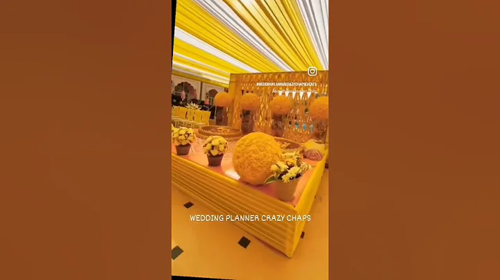 ROYAL WEDDING FLOWER HALDI CEREMONY SETUP  KORBA WEDDING PLANNER CRAZY CHAPS 9826181112