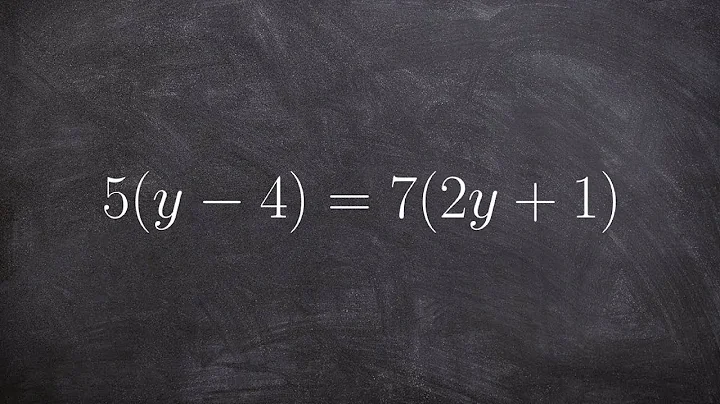 Solving an equation with distributive property on both sides