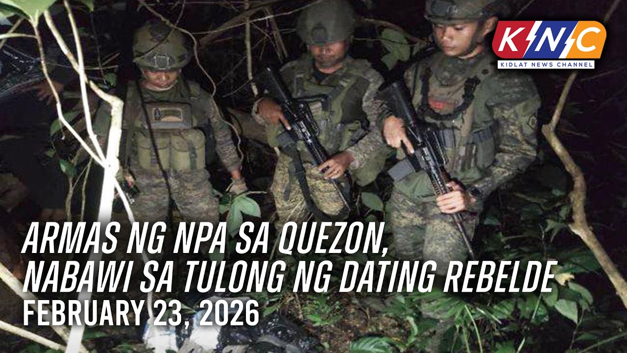 В Кесоне с помощью бывшего повстанца изъято оружие НПА | Телеканал Kidlat News (23 февраля 2026 г...