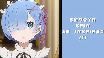 Smooth spin (AE inspired) Videostar Tutorial !