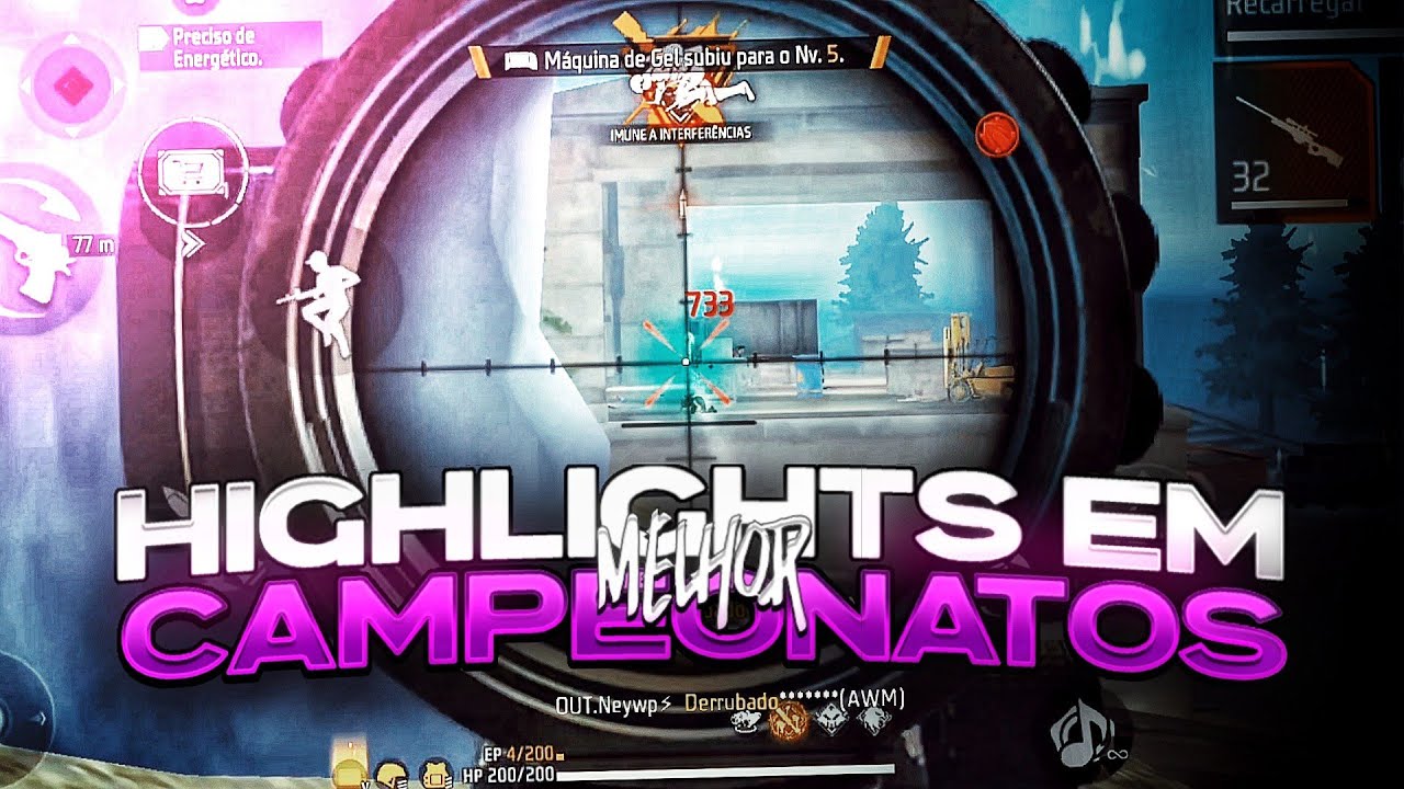 VENHA SE SURPREENDER COM ESSE SUPORTE! ⚡👑 HIGHLIGHTS EM CAMPEONATOS ROG PHONE 5s FREE FIRE 