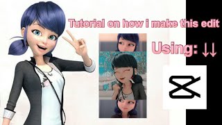 Miraculous Ladybug🐞🐈🖤 | Tutorial Edit | Sugar Foxie screenshot 1