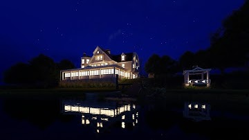 Lumion 6 Rendering Tutorials #11 - VILA 2-Night Mode (3D Warehouse)