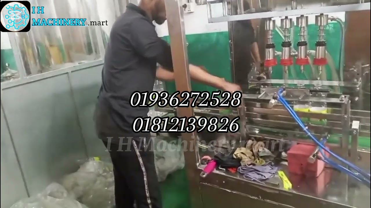 Fortified oil filling and capping machine liner tipe 