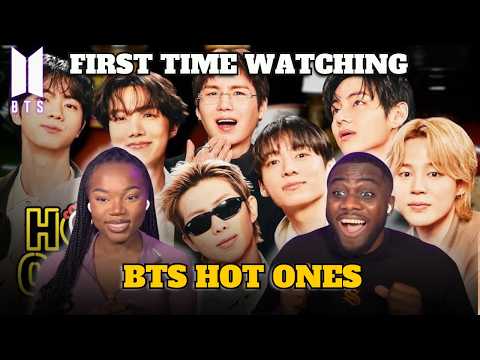 K-POP NEWBIES FIRST TIME WATCHING BTS (방탄소년단) BREAKS ANOTHER RECORD EATING SPICY WINGS | HOT ONES!