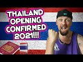 THAILAND NOVEMBER 2021 IS OPEN FOR TOURISTS!