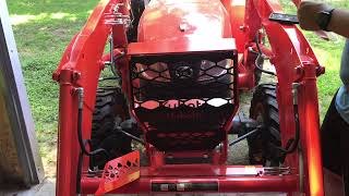 Review and Install for the LA526 Kubota Grill Guard