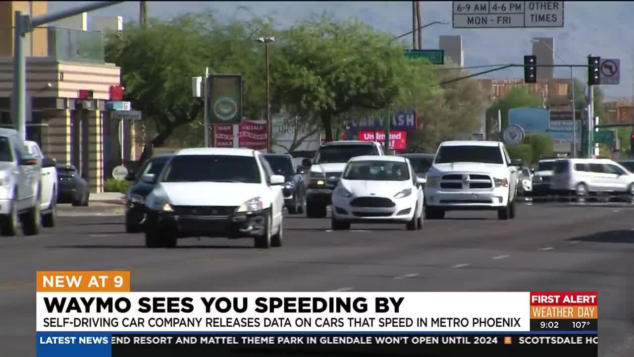 Waymo study finds Phoenix drivers like to speed!