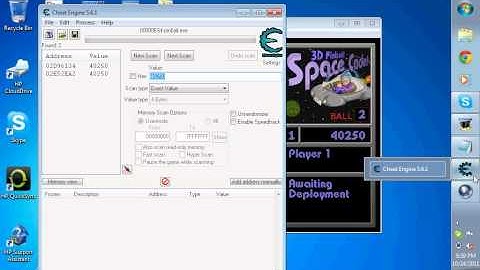 How to hack space cadet pinball with Cheat Engine 5.6