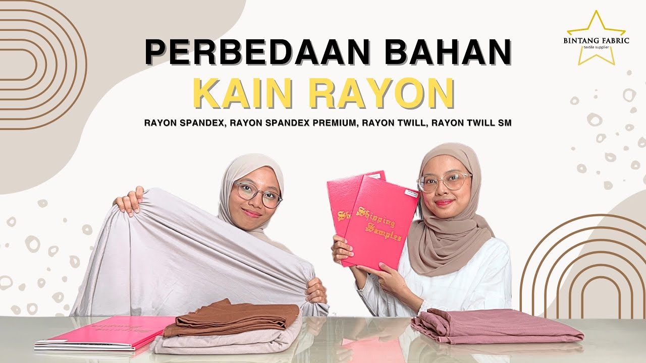 Beda Apa Sih? Kenali Perbedaan Rayon Spandex, Premium, Twill & Twill SM [Review Kain ep15] 