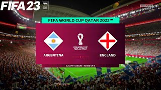 FIFA 23 | Argentina vs England - World Cup - PS5 Full Match \u0026 Gameplay