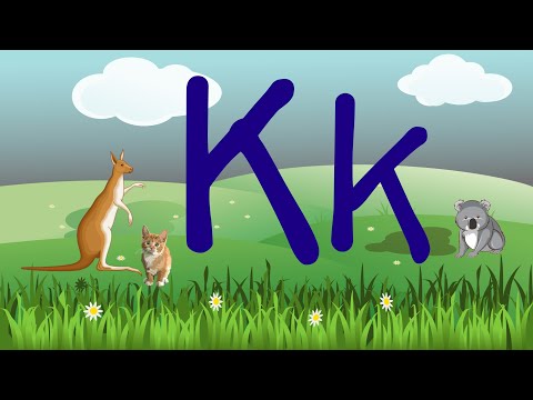 Karen the Kangaroo Letter K Poem: Alphabet Videos
