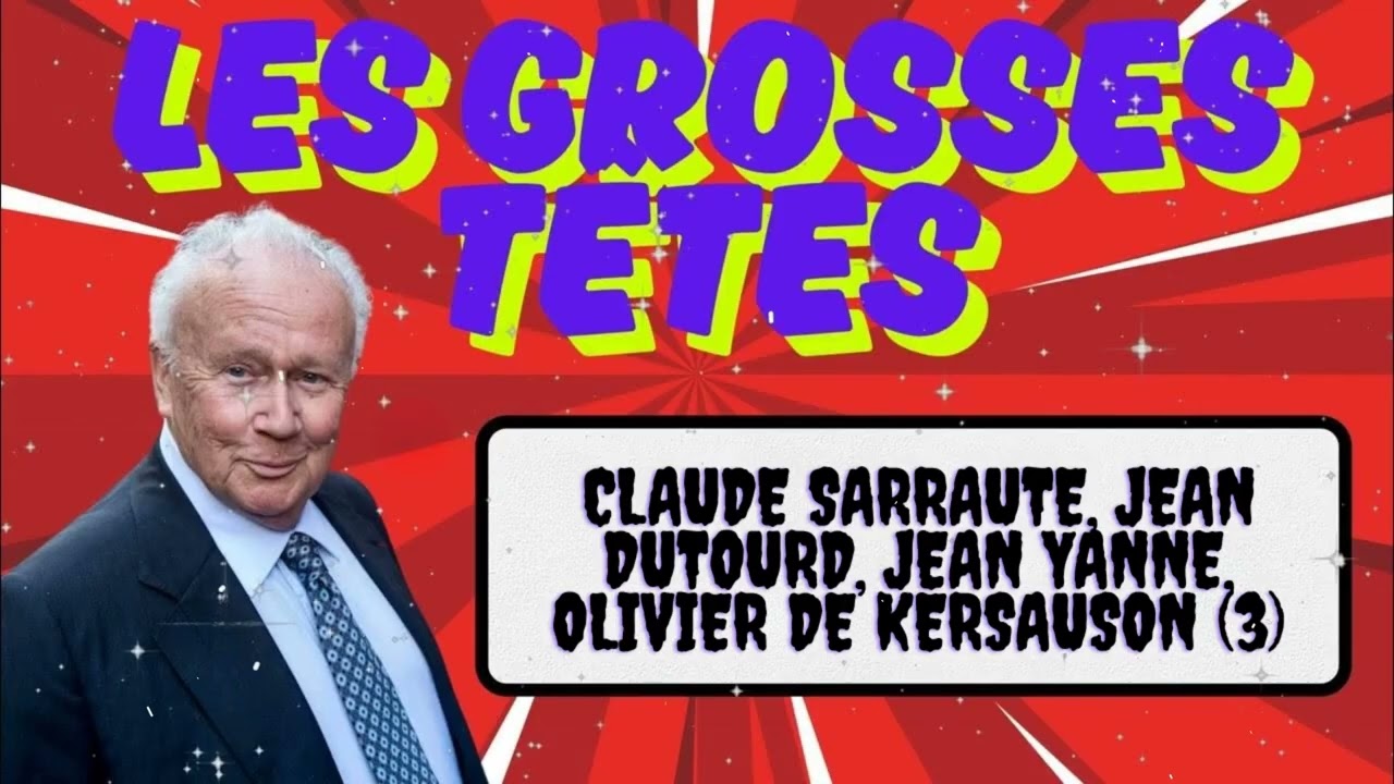 Philippe Bouvard, Claude Sarraute, Jean Dutourd, Jean Yanne, Olivier De Kersauson (3)