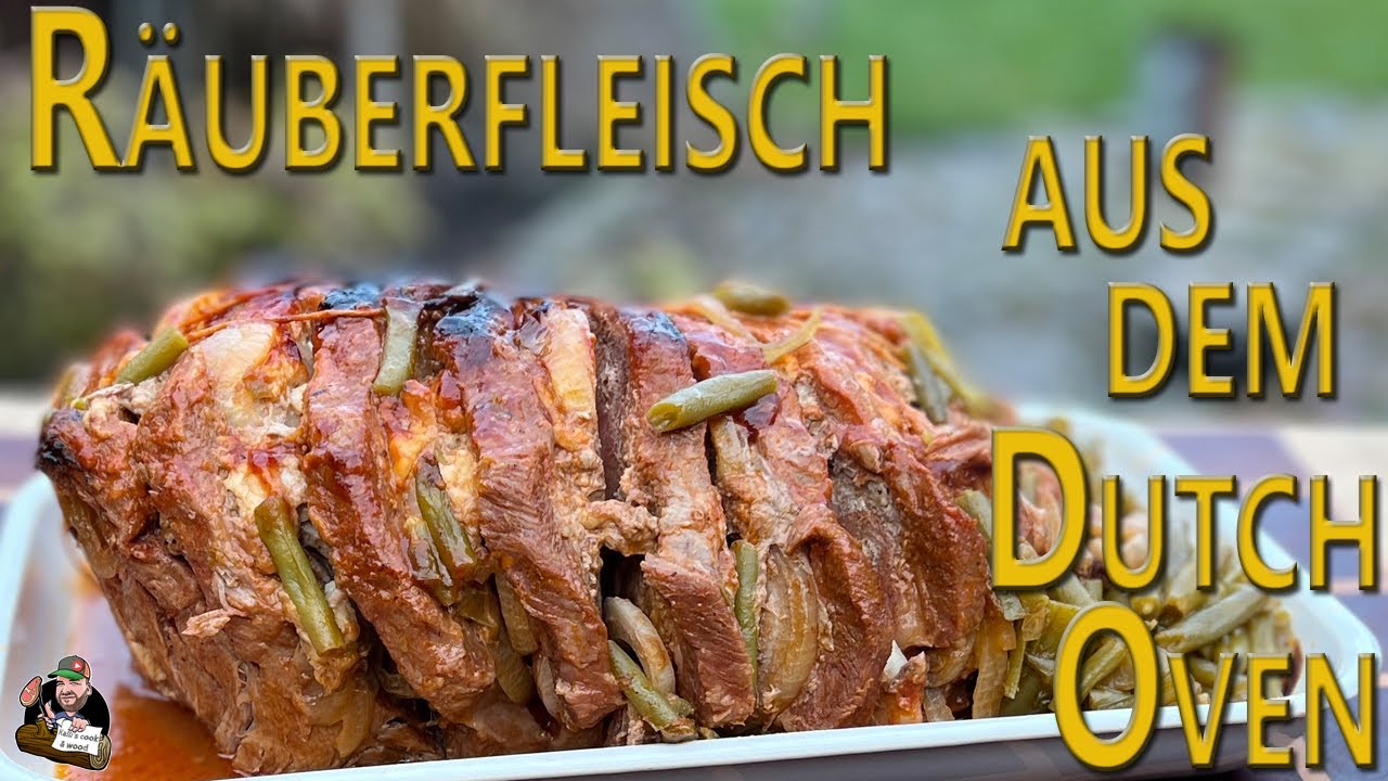 Räuberfleisch aus dem Dutch Oven// leckeres schnelles One Pot Gericht