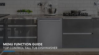 Cosmo Appliances Dishwasher COS-DIS6502 | Menu Function Guide