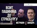 Рубен Меграбян, Павло Шандра. ВІЗИТ ПАШИНЯНА ДО СТРАСБУРГУ.