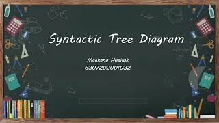 Syntactic Tree Diagram