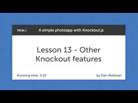 A simple photo app with Knockout.js - lesson13