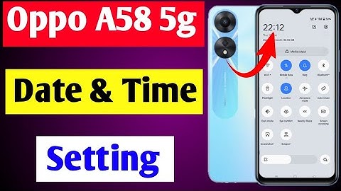 oppo a58 me date & time sahi kaise kare | how to set date & time Oppo a58 5g