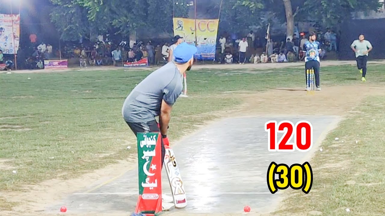 Big Final 120 Runs Required From 30 Balls Best Tape Ball Match In ...