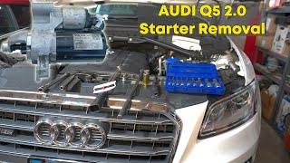 Audi Q5 2.0 Starter Removal and Replacement (2009 - 2017)